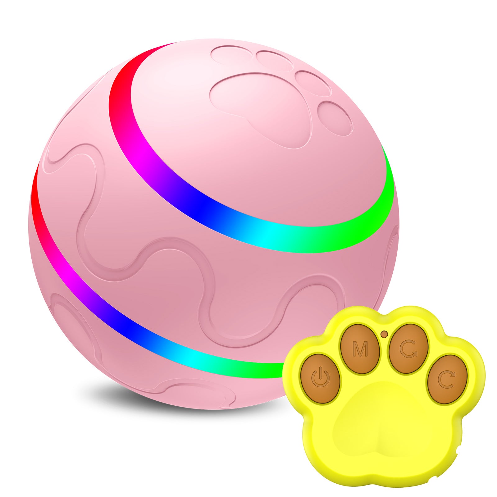 Self-Rolling Interactive Ball