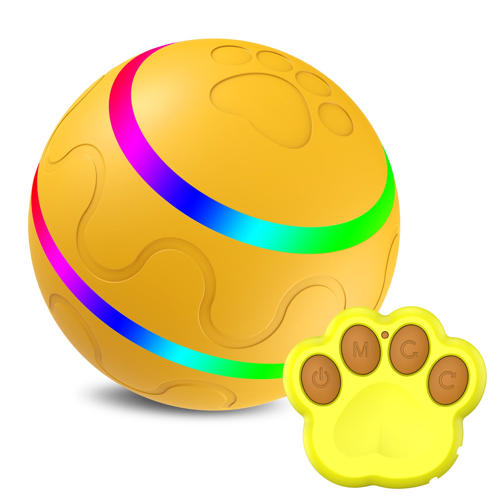 Self-Rolling Interactive Ball