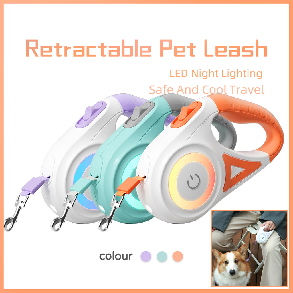 LED Retractable Leash