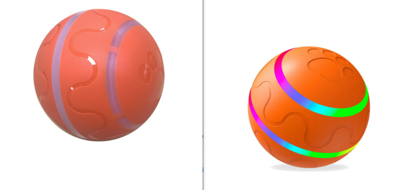 Self-Rolling Interactive Ball