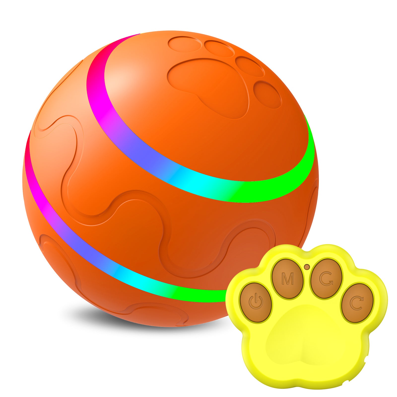 Self-Rolling Interactive Ball